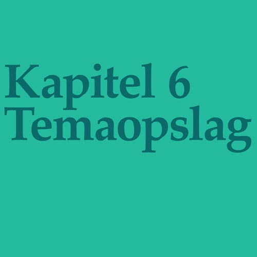 Kapitel 6 - Temaopslag del. 1/2